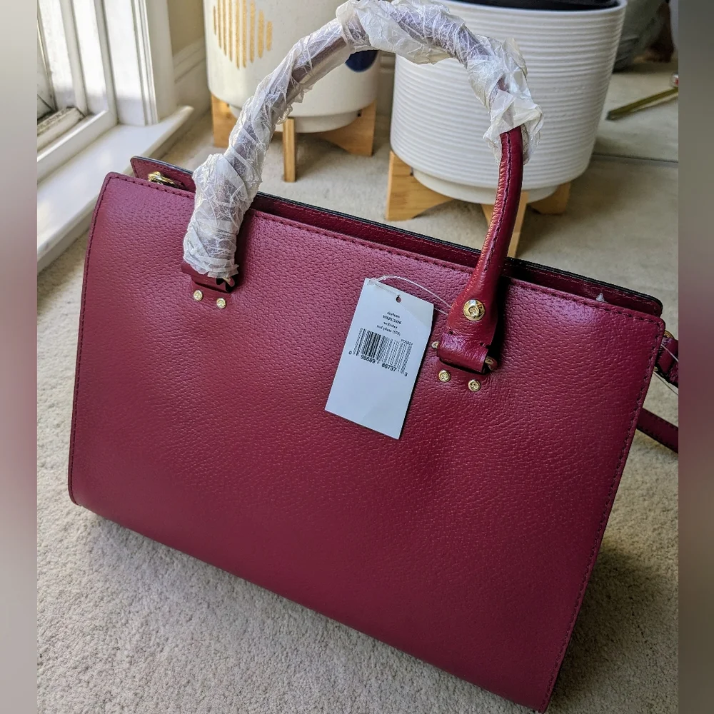 NWT Kate Spade Durham Wellesley Red Plum Bag